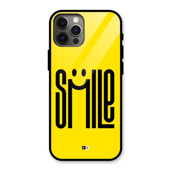 Awesome Smile Glass Back Case for iPhone 12 Pro