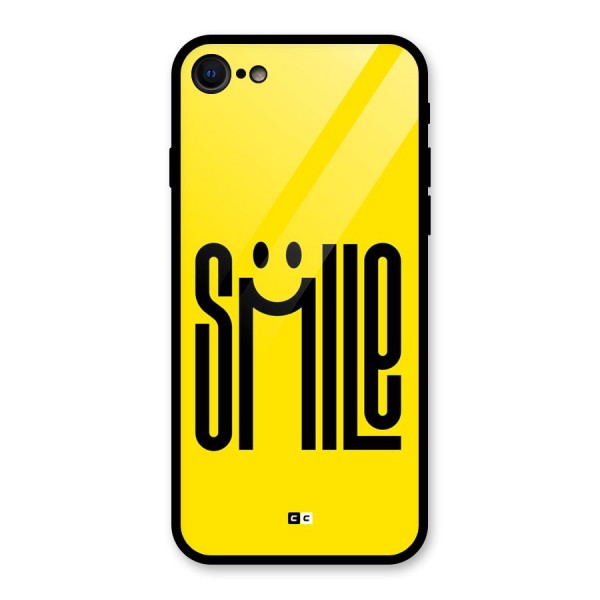 Awesome Smile Glass Back Case for iPhone 8