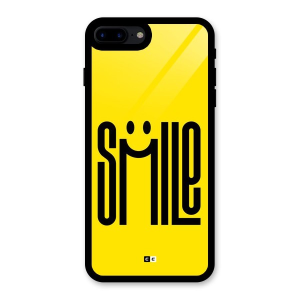 Awesome Smile Glass Back Case for iPhone 8 Plus