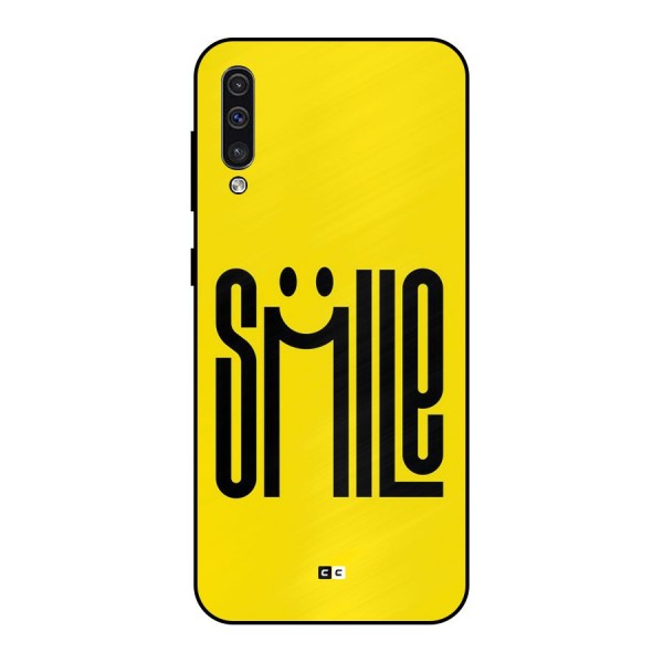 Awesome Smile Metal Back Case for Galaxy A30s