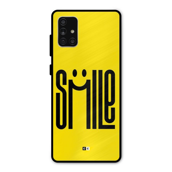 Awesome Smile Metal Back Case for Galaxy A71