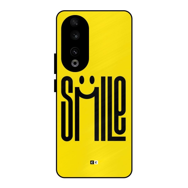 Awesome Smile Metal Back Case for Honor 90