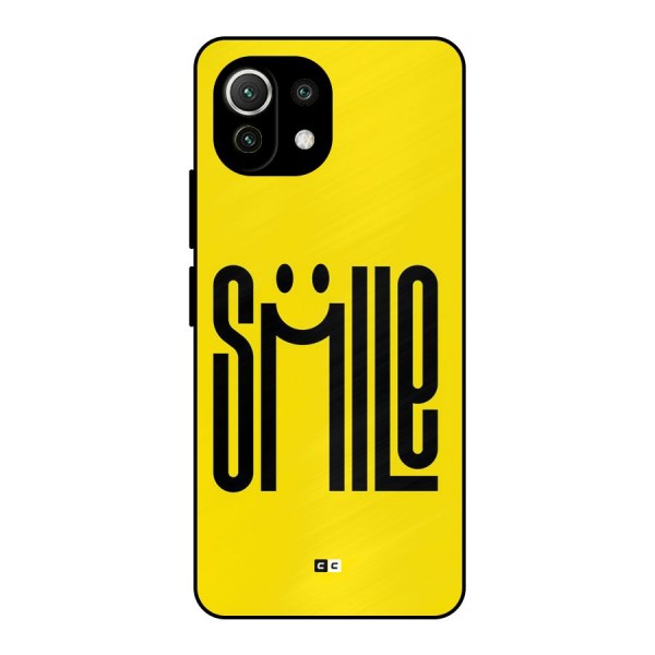 Awesome Smile Metal Back Case for Mi 11 Lite