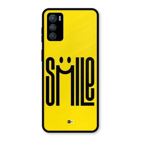 Awesome Smile Metal Back Case for Moto G42