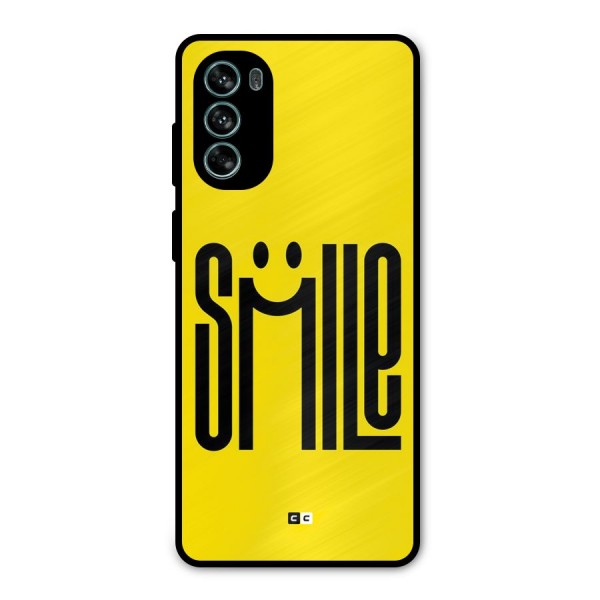 Awesome Smile Metal Back Case for Moto G62