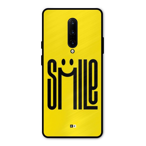 Awesome Smile Metal Back Case for OnePlus 7 Pro