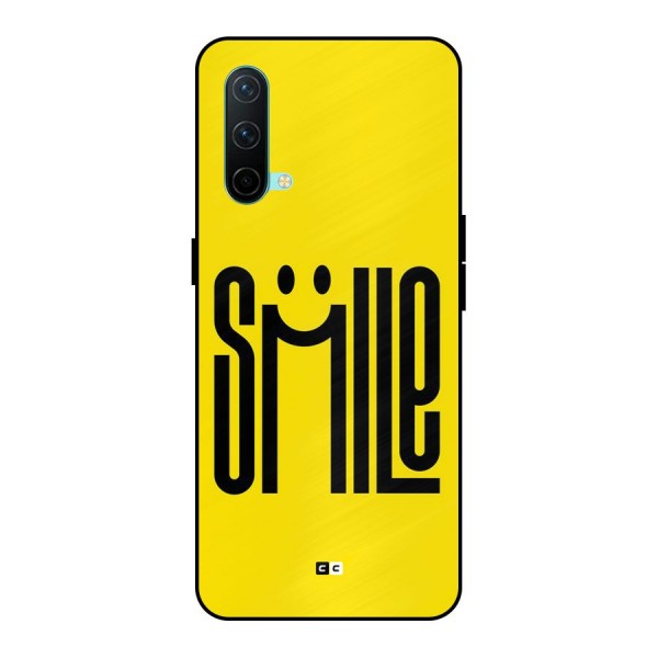 Awesome Smile Metal Back Case for OnePlus Nord CE 5G