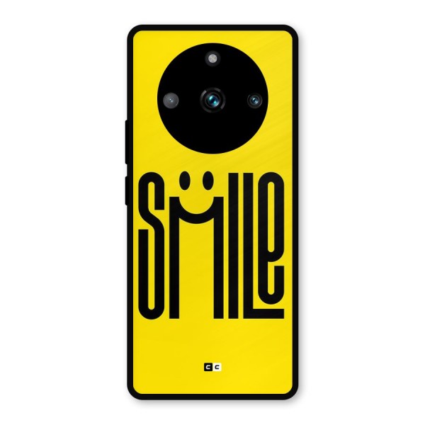 Awesome Smile Metal Back Case for Realme 11 Pro