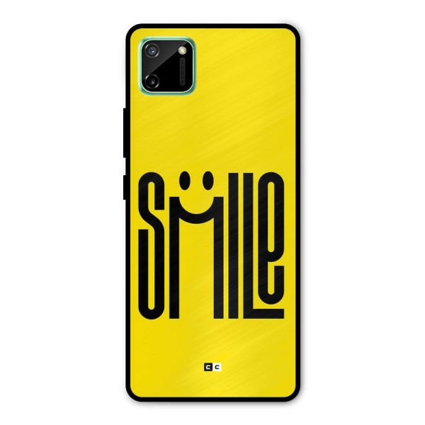 Awesome Smile Metal Back Case for Realme C11