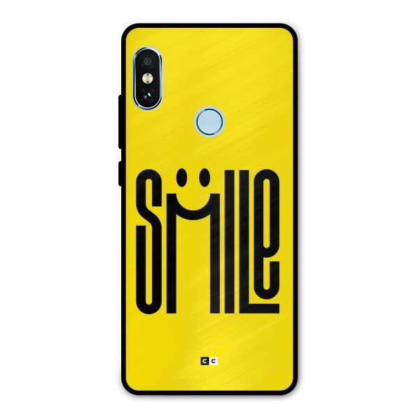 Awesome Smile Metal Back Case for Redmi Note 5 Pro