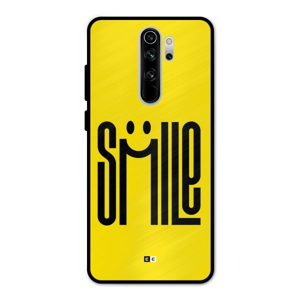 Awesome Smile Metal Back Case for Redmi Note 8 Pro