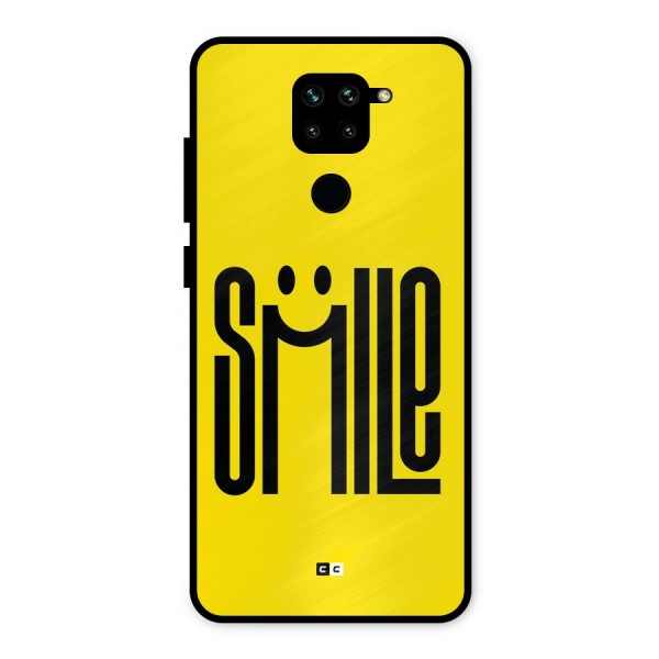 Awesome Smile Metal Back Case for Redmi Note 9