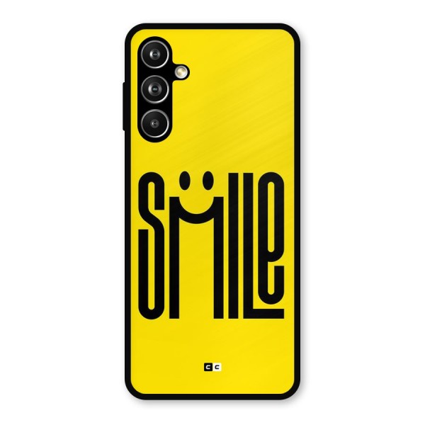 Awesome Smile Metal Back Case for Samsung Galaxy M54