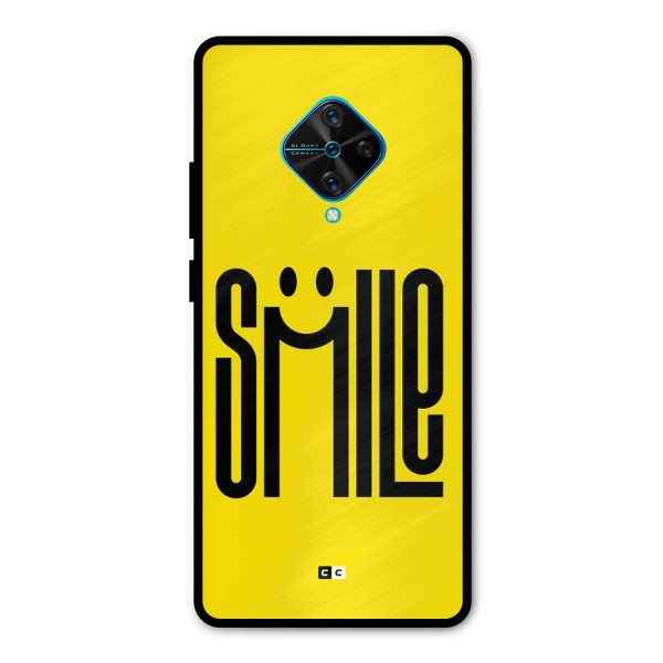 Awesome Smile Metal Back Case for Vivo S1 Pro