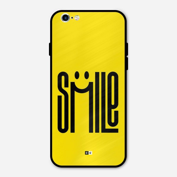 Awesome Smile Metal Back Case for iPhone 6 6s