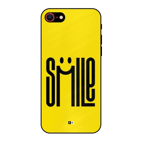 Awesome Smile Metal Back Case for iPhone SE 2022