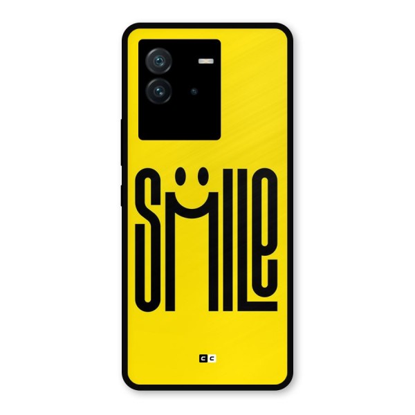 Awesome Smile Metal Back Case for iQOO Neo 6 5G