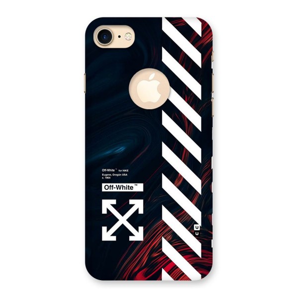 Awesome Stripes Back Case for iPhone 7 Logo Cut