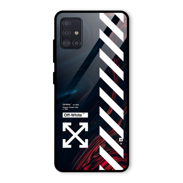 Awesome Stripes Glass Back Case for Galaxy A51