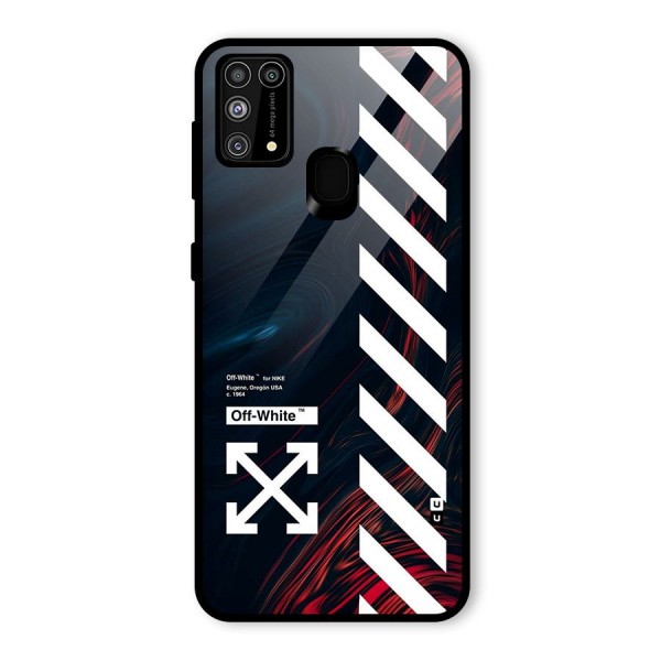 Awesome Stripes Glass Back Case for Galaxy F41