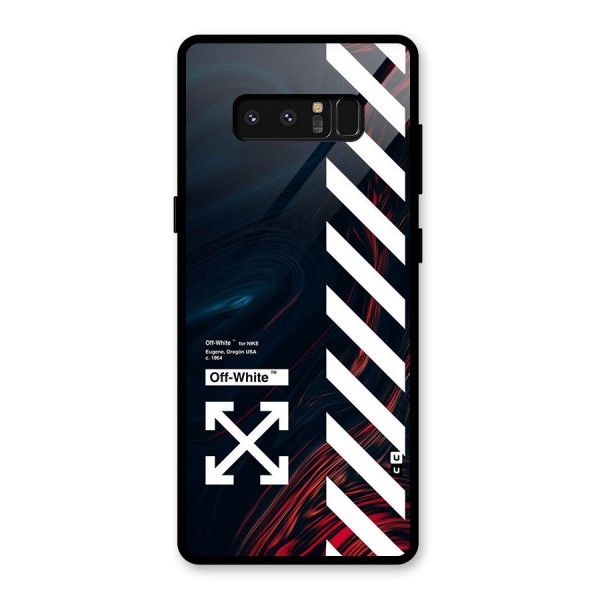 Awesome Stripes Glass Back Case for Galaxy Note 8