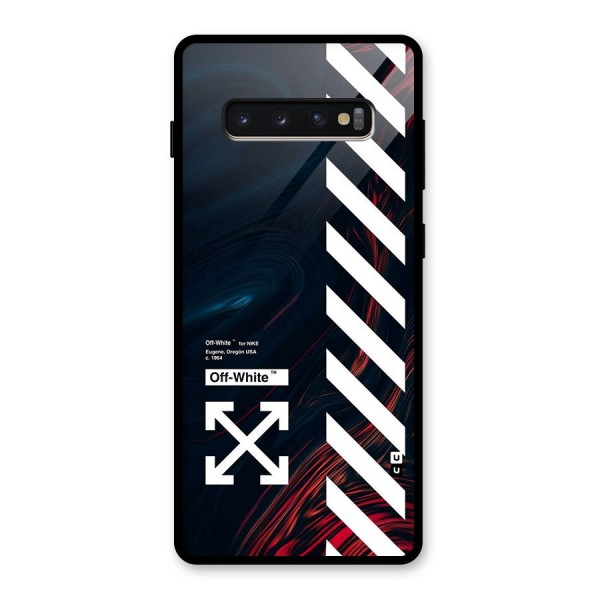 Awesome Stripes Glass Back Case for Galaxy S10 Plus