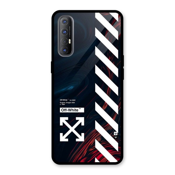 Awesome Stripes Glass Back Case for Oppo Reno3 Pro