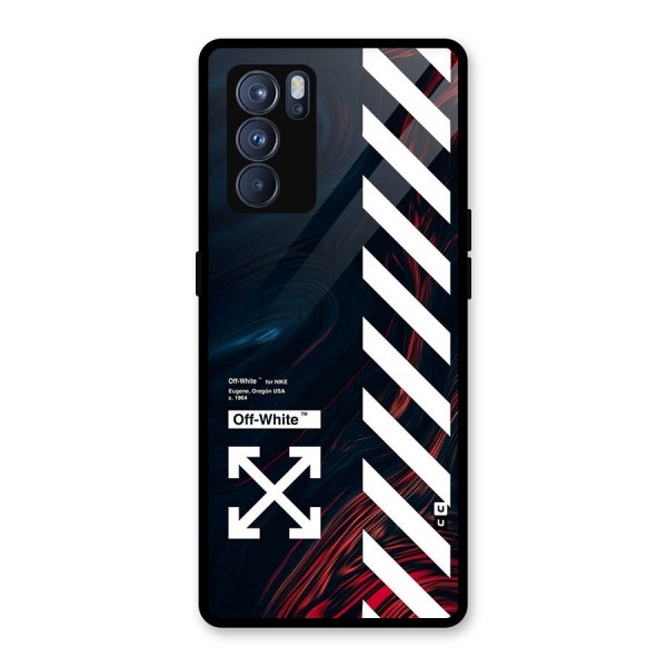 Awesome Stripes Glass Back Case for Oppo Reno6 Pro 5G