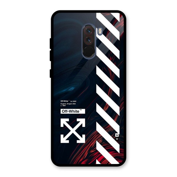 Awesome Stripes Glass Back Case for Poco F1