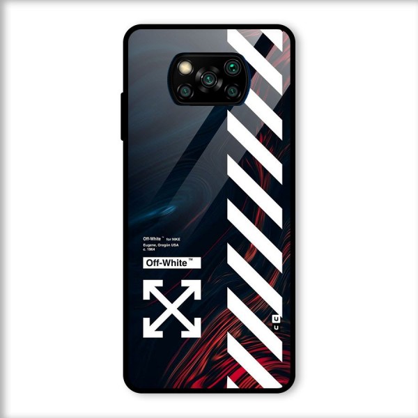 Awesome Stripes Glass Back Case for Poco X3