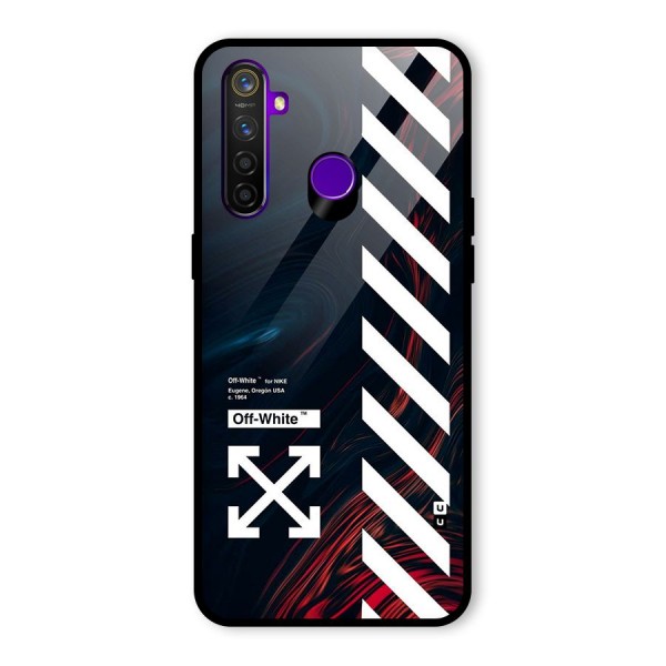 Awesome Stripes Glass Back Case for Realme 5 Pro