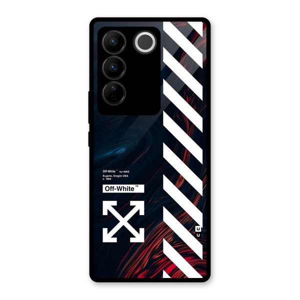 Awesome Stripes Glass Back Case for Vivo V27
