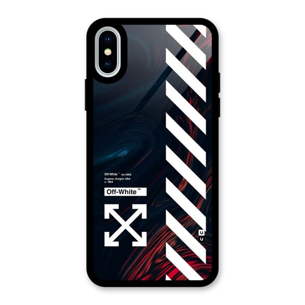 Awesome Stripes Glass Back Case for iPhone X