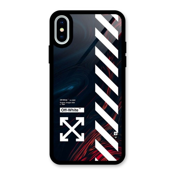 Awesome Stripes Glass Back Case for iPhone XS