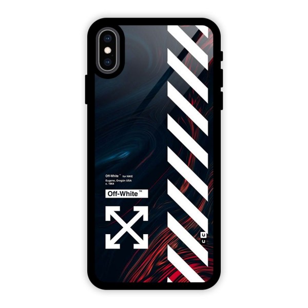 Awesome Stripes Glass Back Case for iPhone XS Max