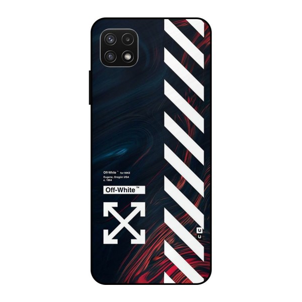 Awesome Stripes Metal Back Case for Galaxy A22 5G