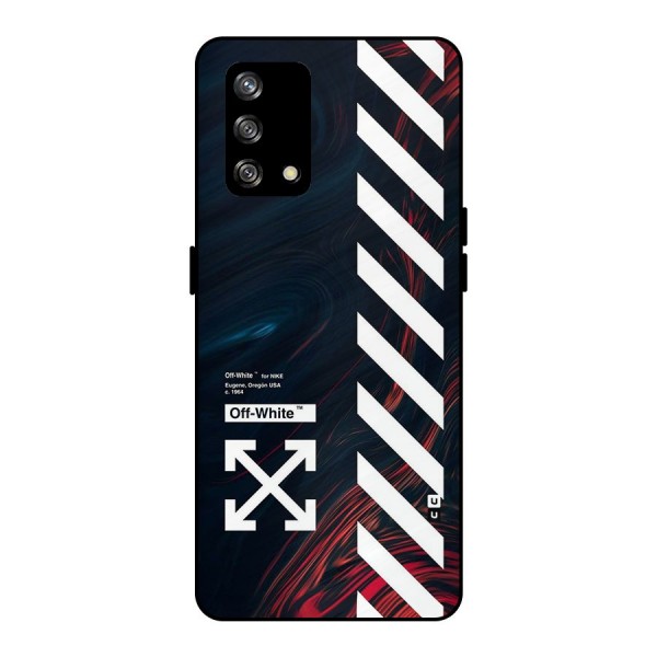 Awesome Stripes Metal Back Case for Oppo F19