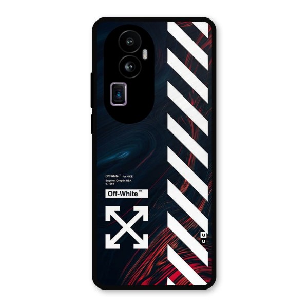 Awesome Stripes Metal Back Case for Oppo Reno10 Pro Plus