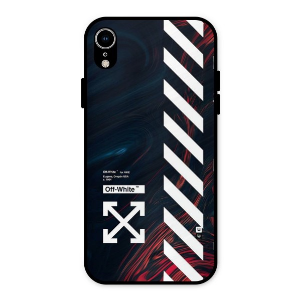 Awesome Stripes Metal Back Case for iPhone XR