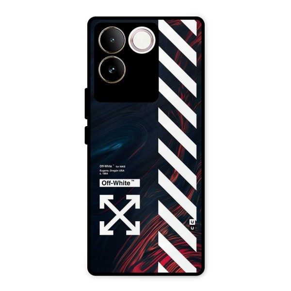 Awesome Stripes Metal Back Case for iQOO Z7 Pro