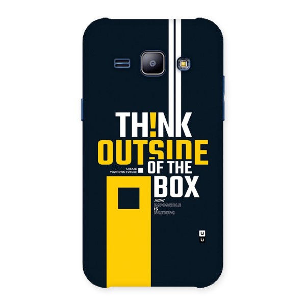 Awesome Think Out Side Back Case for Galaxy J1
