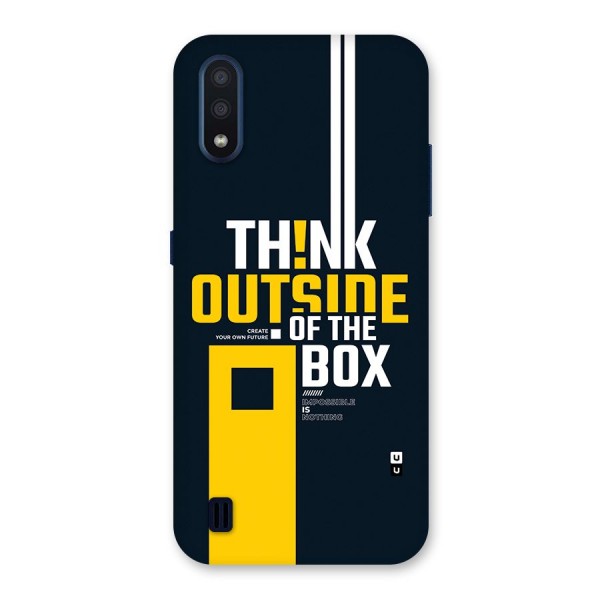 Awesome Think Out Side Back Case for Galaxy M01