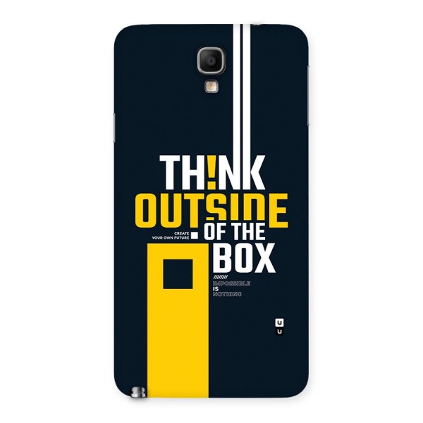 Awesome Think Out Side Back Case for Galaxy Note 3 Neo