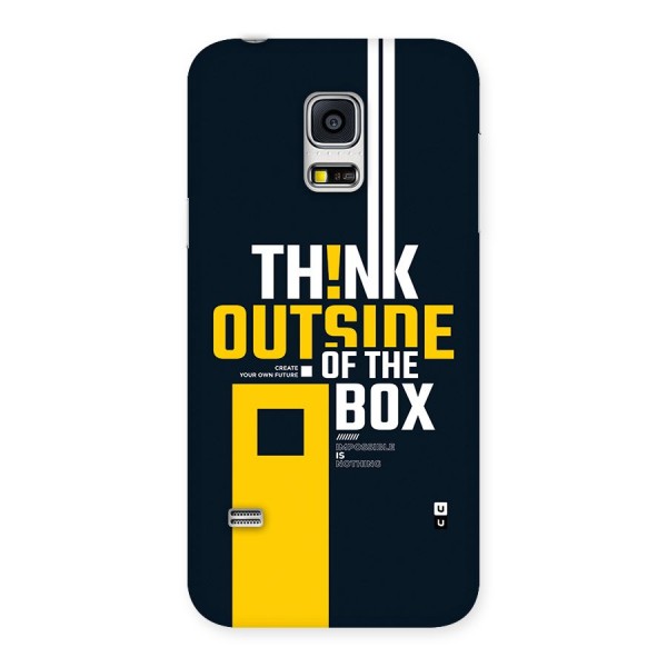 Awesome Think Out Side Back Case for Galaxy S5 Mini