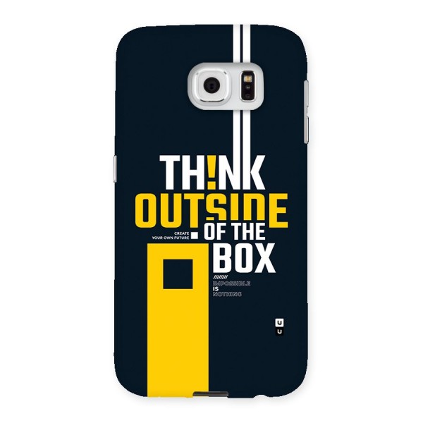 Awesome Think Out Side Back Case for Galaxy S6