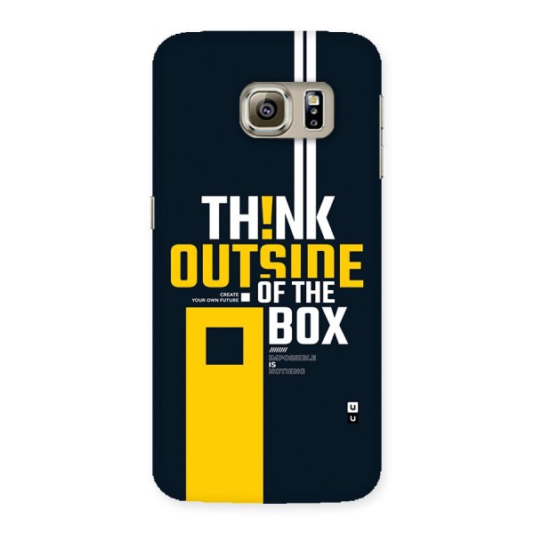 Awesome Think Out Side Back Case for Galaxy S6 edge