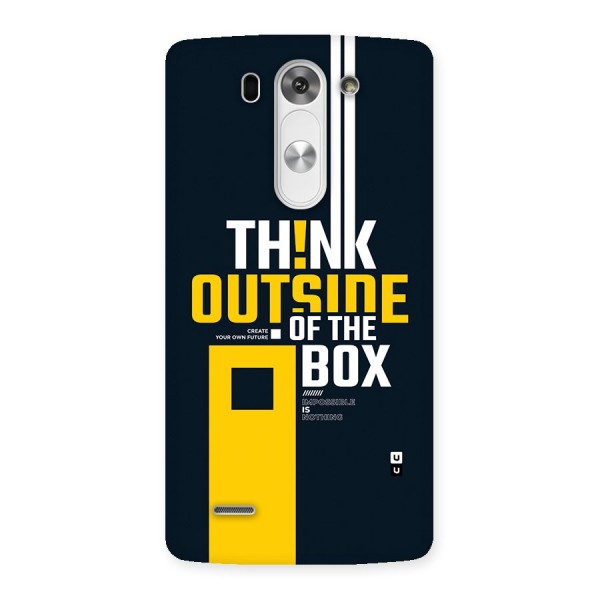 Awesome Think Out Side Back Case for LG G3 Mini