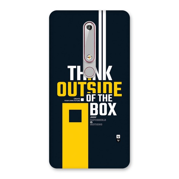 Awesome Think Out Side Back Case for Nokia 6.1