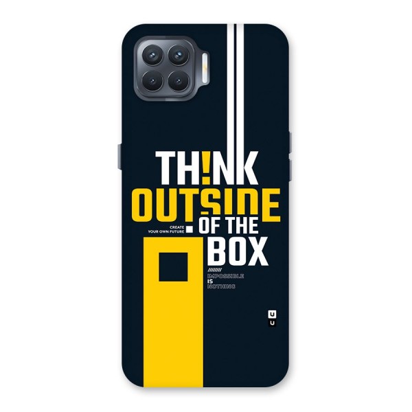Awesome Think Out Side Back Case for Oppo F17 Pro