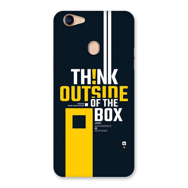 Awesome Think Out Side Back Case for Oppo F5 Youth